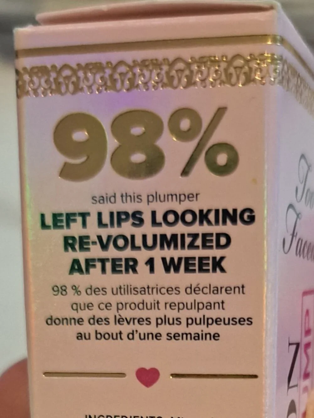 TOO FACED LIP INJECTION MAXIMUM PLUMP INSTANT & LONG TERM LIP PLUMPER